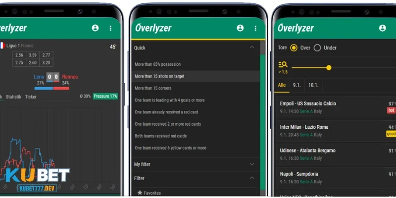 Các app soi kèo bóng đá phổ biến nhất hiện nay